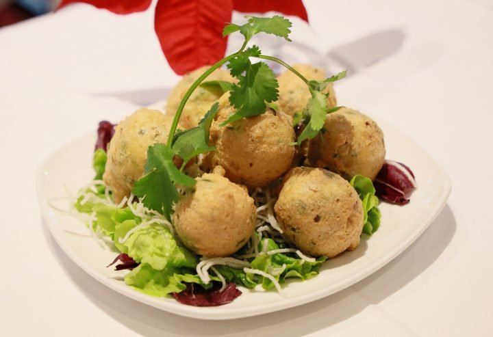 Crispy five-spice tofu fritters