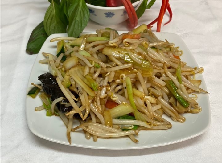 Chop suey — stir-fried mixed vegetables