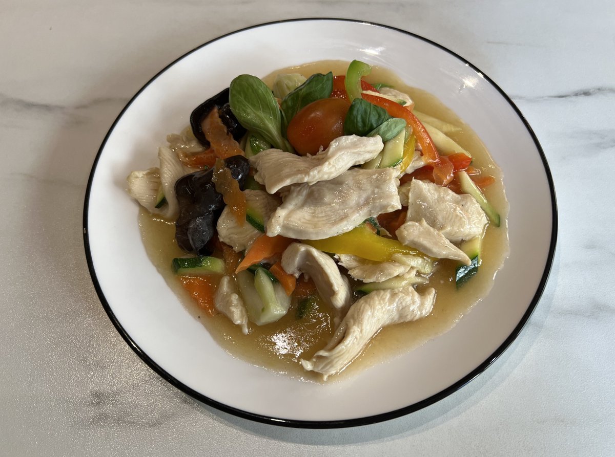 Poulet sauté aux légumes