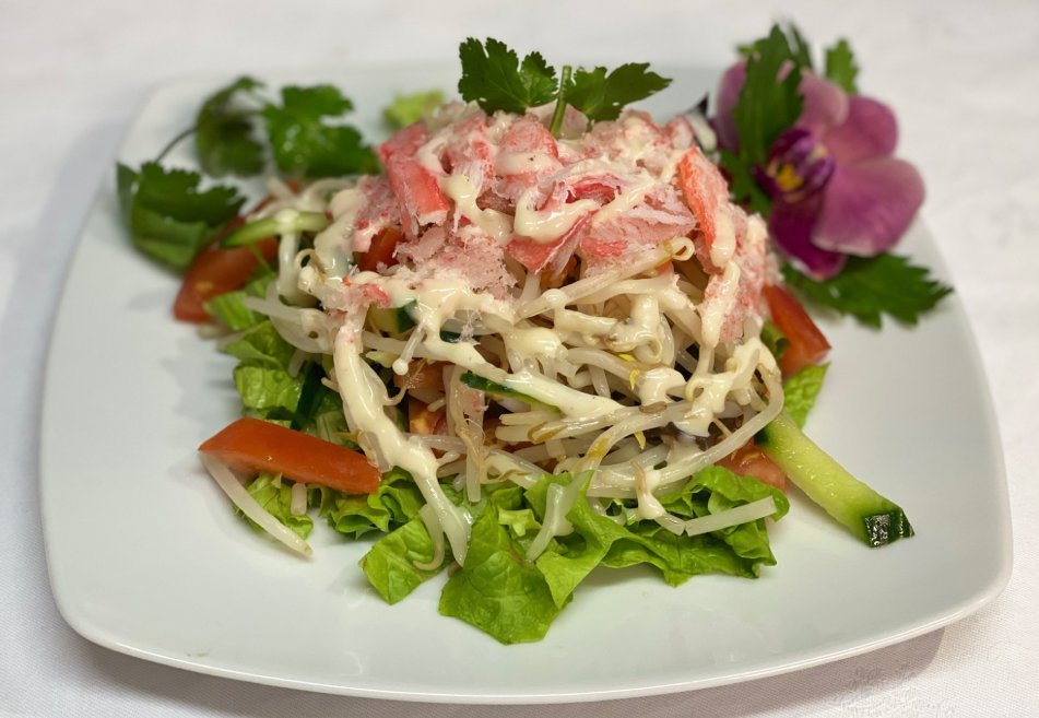 Salade chinoise au crabe